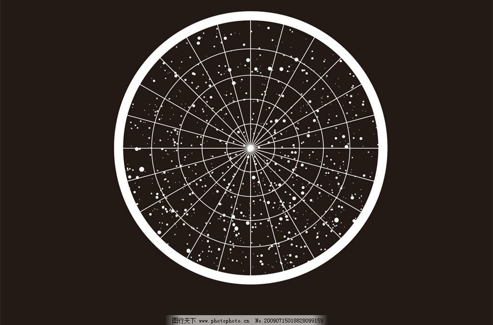 矢量天文图 星座图图片