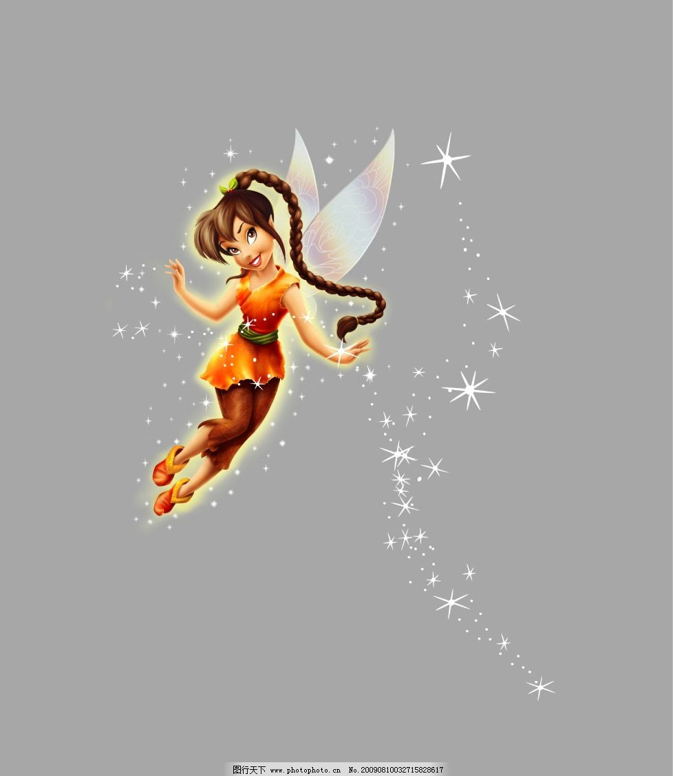 迪斯尼仙女 迪斯尼卡通人物 精灵 魔法 仙女 ps