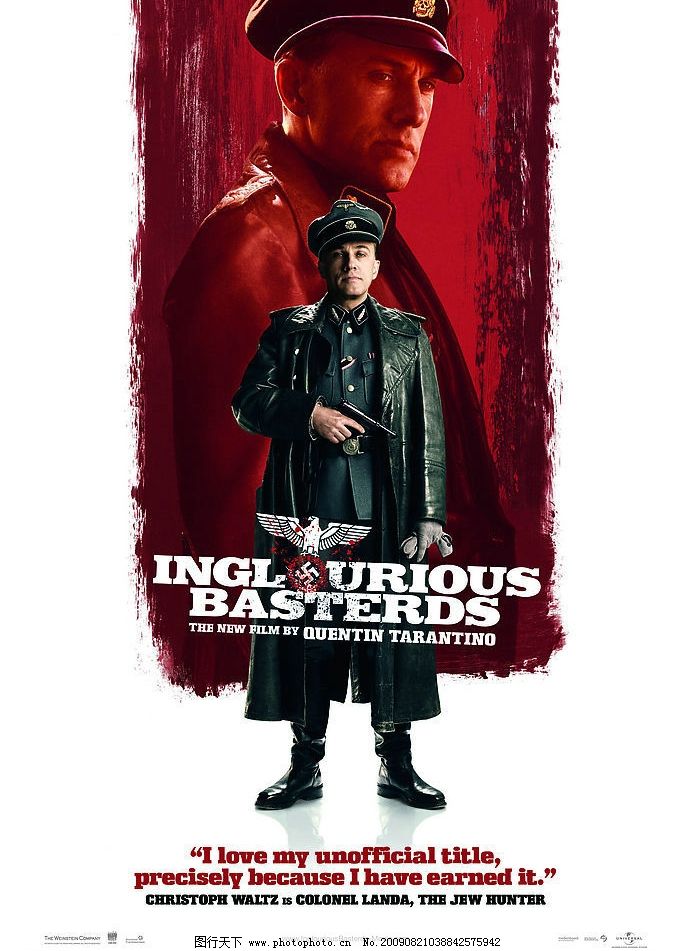 电影海报无耻混蛋图片