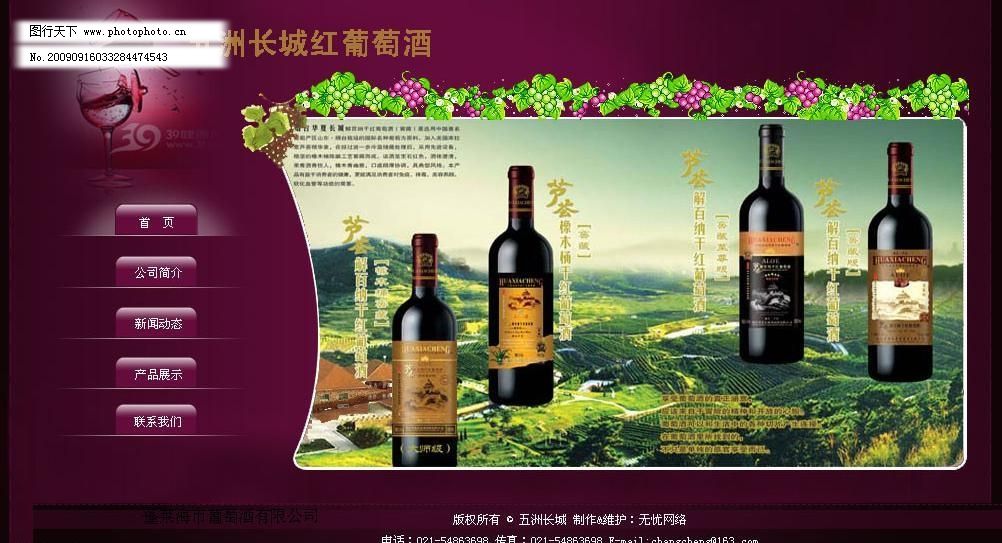 红酒网站 红酒网站图片免费下载 炀仆 广告设计